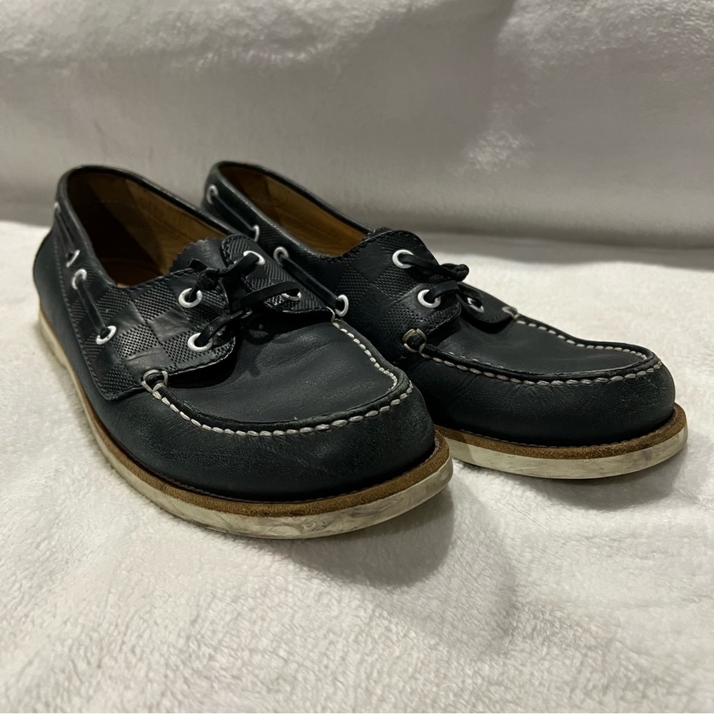 Louis Vuitton Blue Boat Shoes